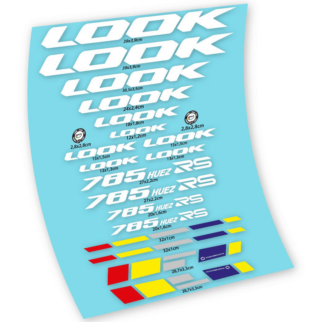 Autocollants, Look 785 Huez RS, Cadre, Autocollant Vélo Vinyle