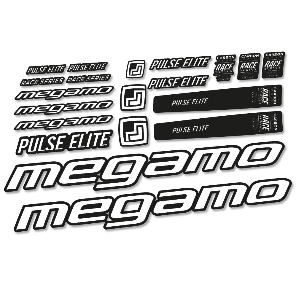 Autocollant Megamo Pulse Elite 2022, Cadre, Vélo vinyle sticker