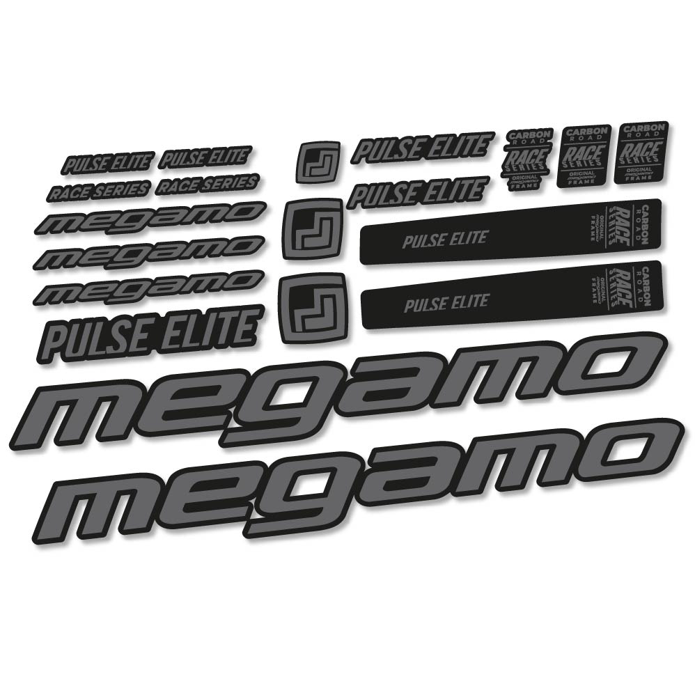 Autocollant Megamo Pulse Elite 2022, Cadre, Vélo vinyle sticker