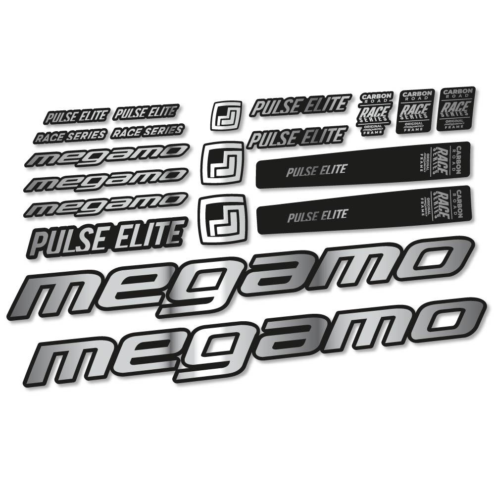 Autocollant Megamo Pulse Elite 2022, Cadre, Vélo vinyle sticker