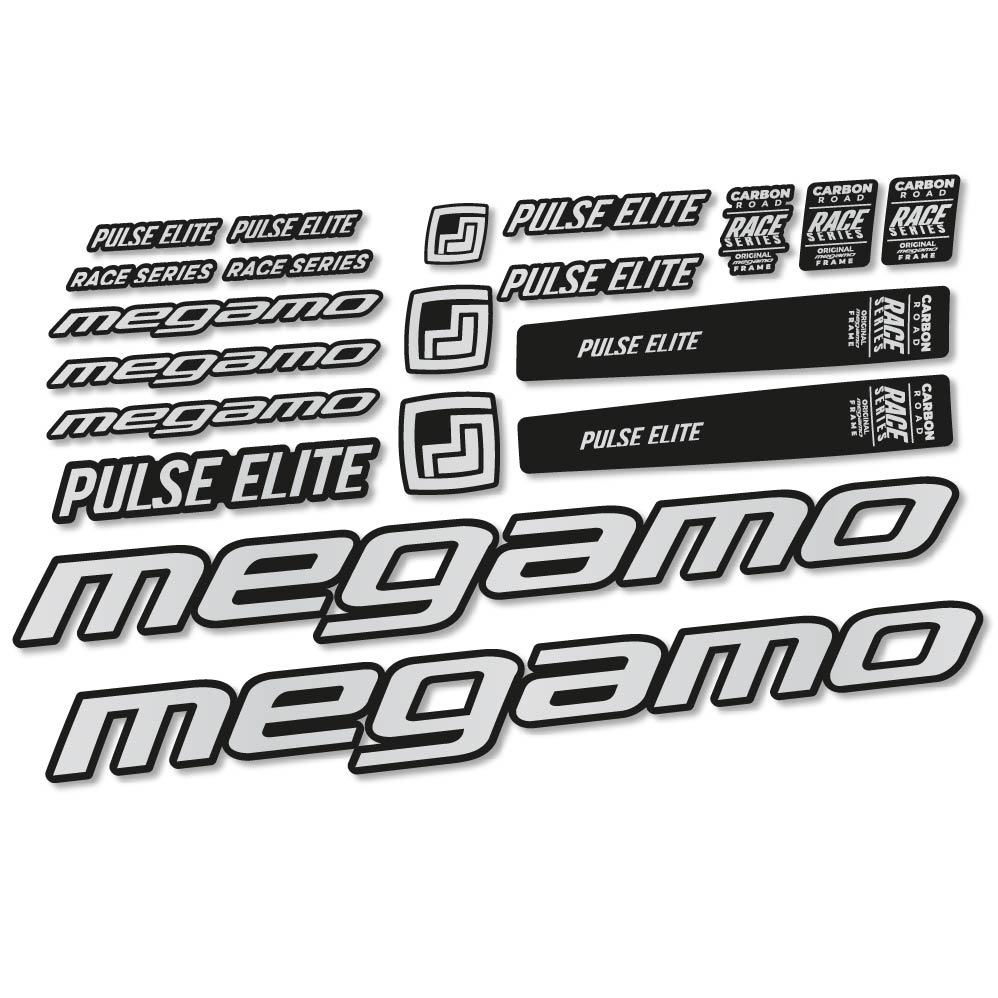 Autocollant Megamo Pulse Elite 2022, Cadre, Vélo vinyle sticker