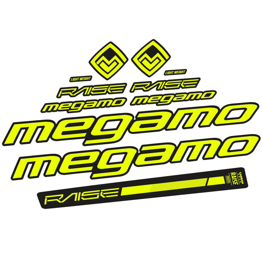 Autocollant Megamo Raise 10 2020, Cadre, Vélo vinyle autocollant