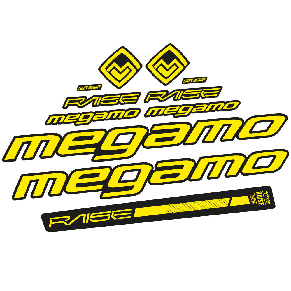 Autocollant Megamo Raise 10 2020, Cadre, Vélo vinyle autocollant