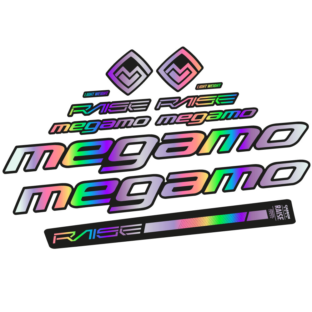 Autocollant Megamo Raise 10 2020, Cadre, Vélo vinyle autocollant
