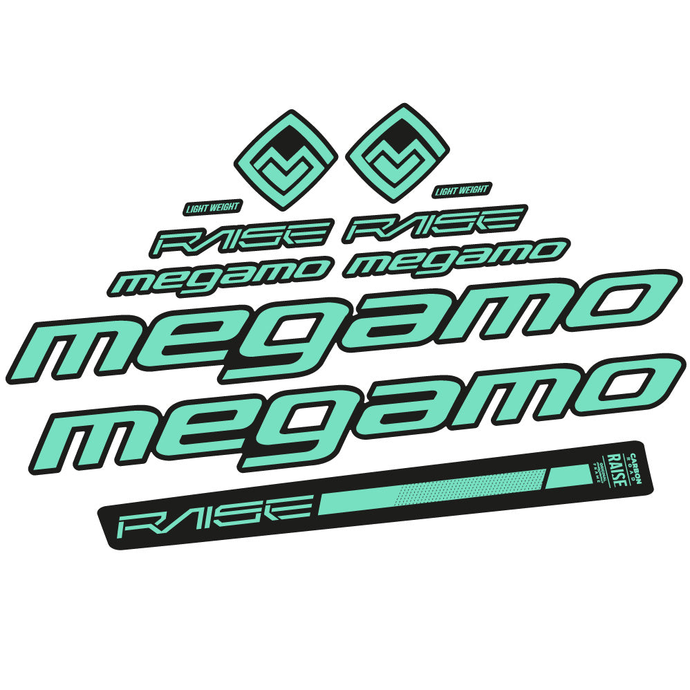 Autocollant Megamo Raise 10 2020, Cadre, Vélo vinyle autocollant