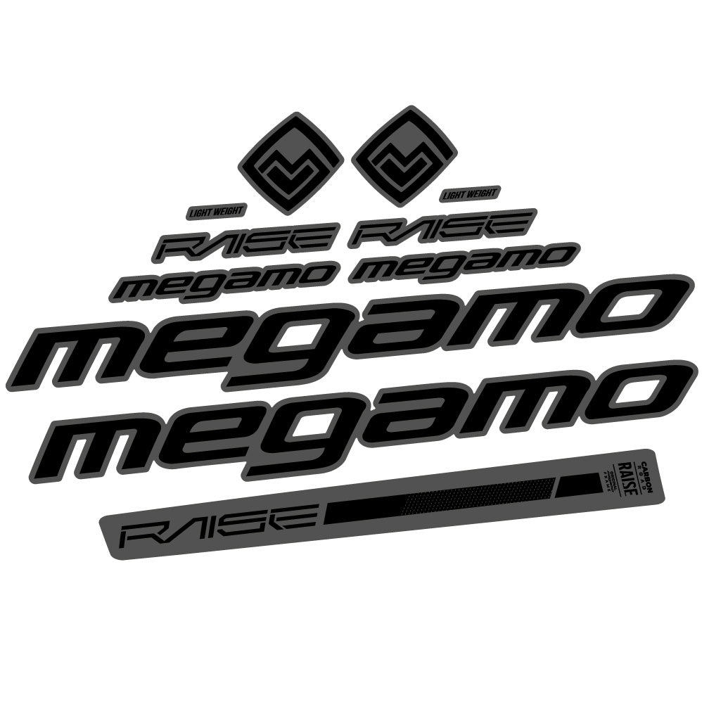 Autocollant Megamo Raise 10 2020, Cadre, Vélo vinyle autocollant