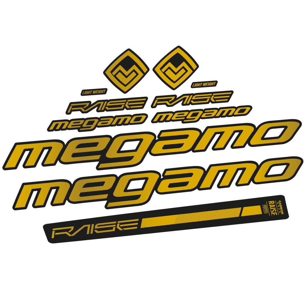 Autocollant Megamo Raise 10 2020, Cadre, Vélo vinyle autocollant
