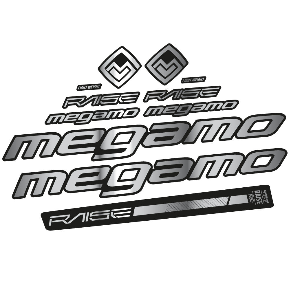 Autocollant Megamo Raise 10 2020, Cadre, Vélo vinyle autocollant
