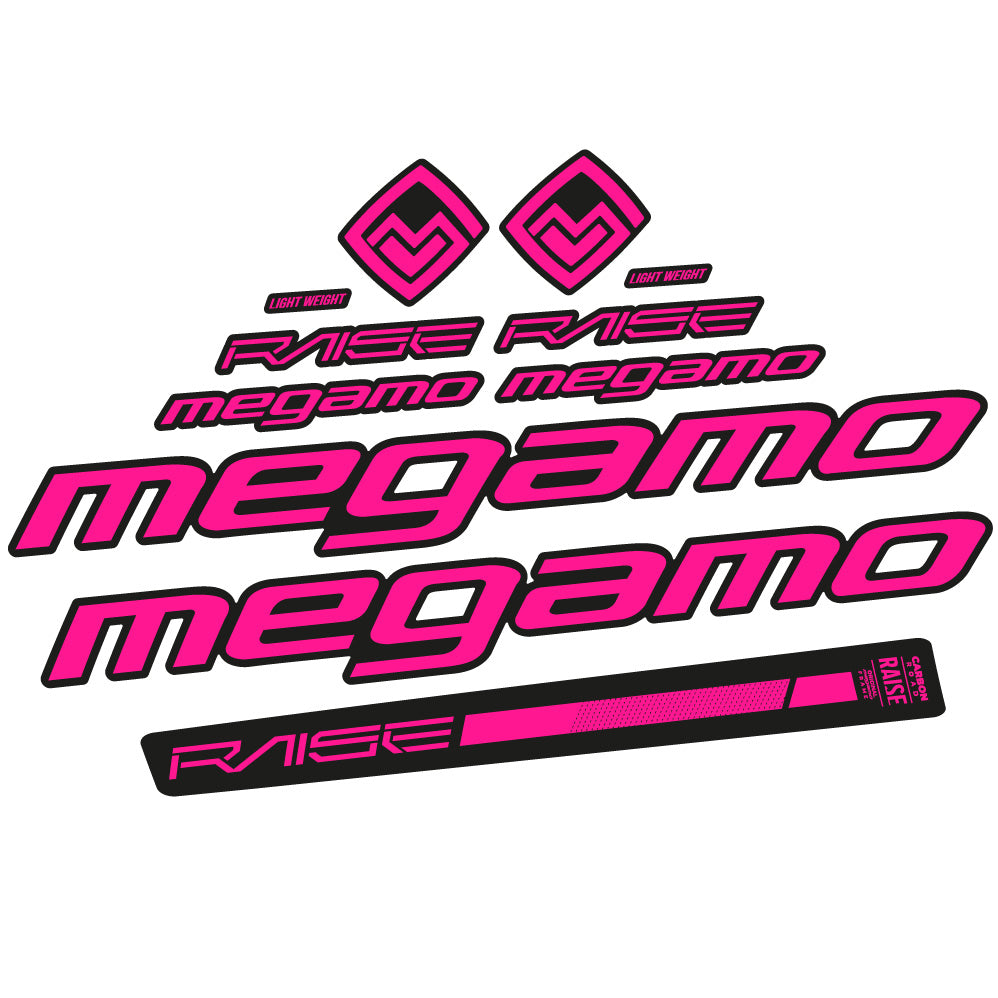Autocollant Megamo Raise 10 2020, Cadre, Vélo vinyle autocollant