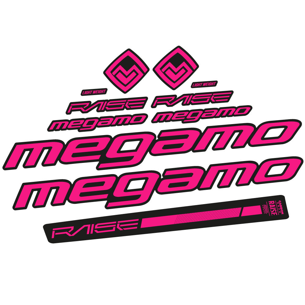 Autocollant Megamo Raise 10 2020, Cadre, Vélo vinyle autocollant