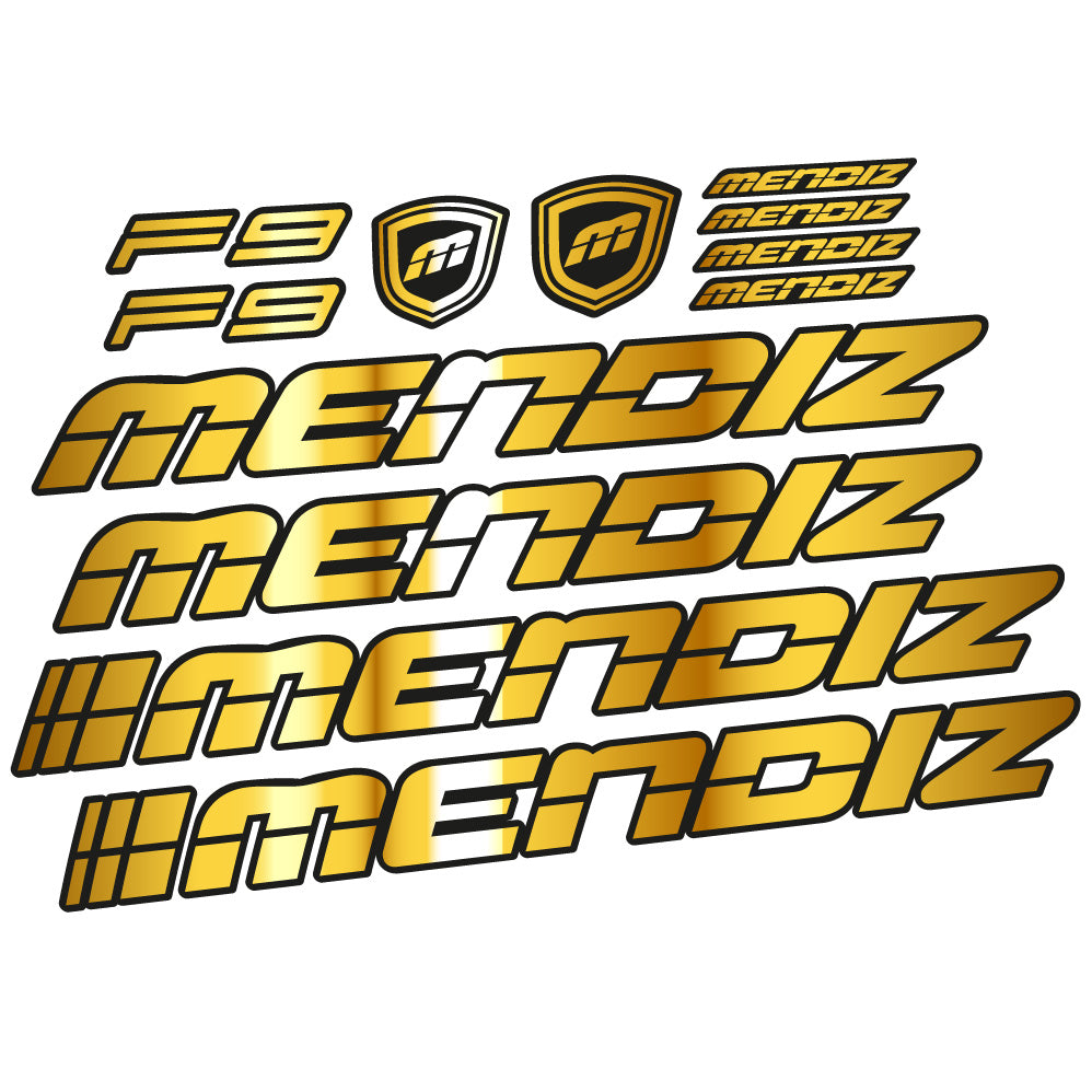 Autocollant Mendiz F9 2021, Cadre, Vélo vinyle autocollant