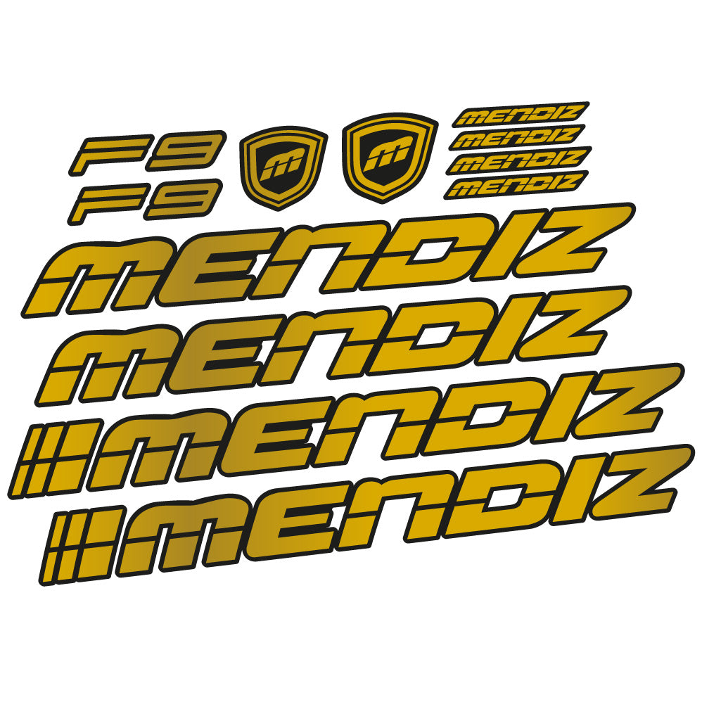 Autocollant Mendiz F9 2021, Cadre, Vélo vinyle autocollant