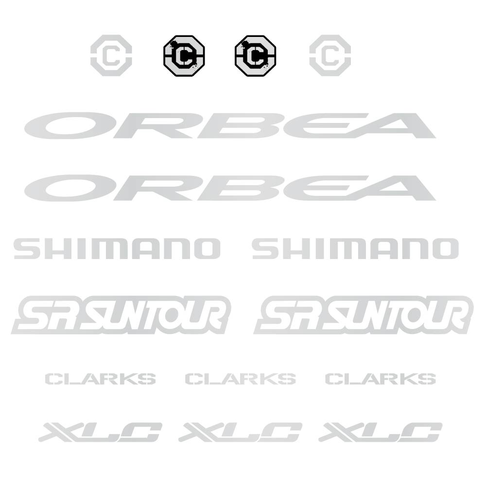 Autocollant Orbea, Shimano, SRSuntour, Clarks, XLC, Cadre, Autocollant Vélo vinyle