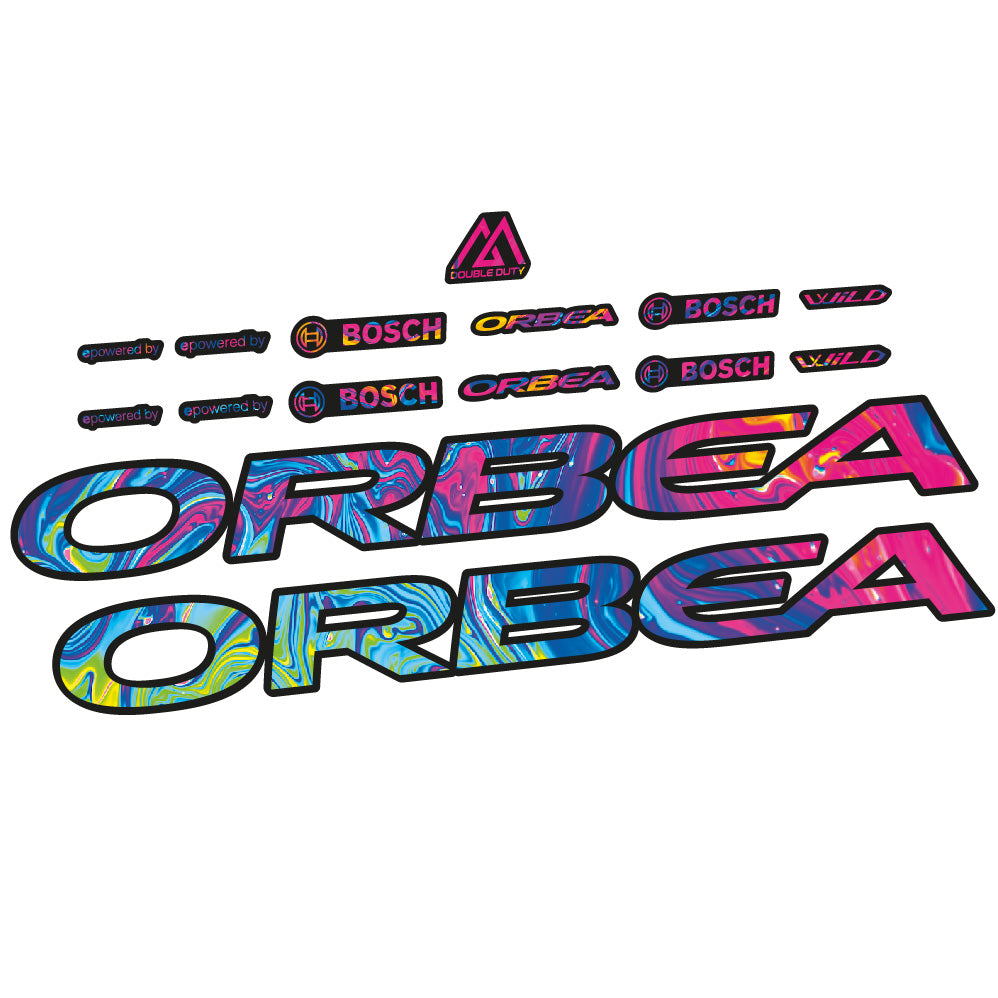 Autocollant Orbea Wild FS H20 E-Vélo 2021, Cadre, Vélo vinyle sticker