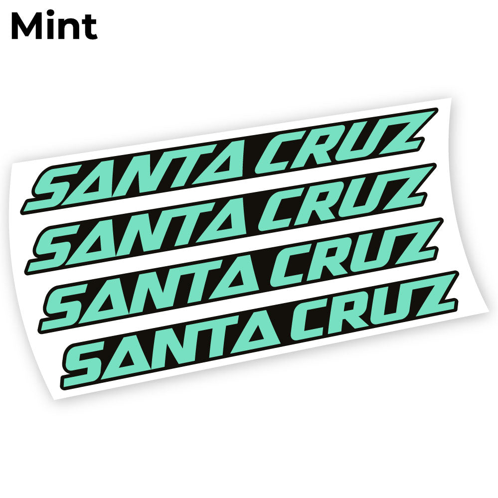Autocollant, SantaCruz, Autocollant Cadre Vinyle
