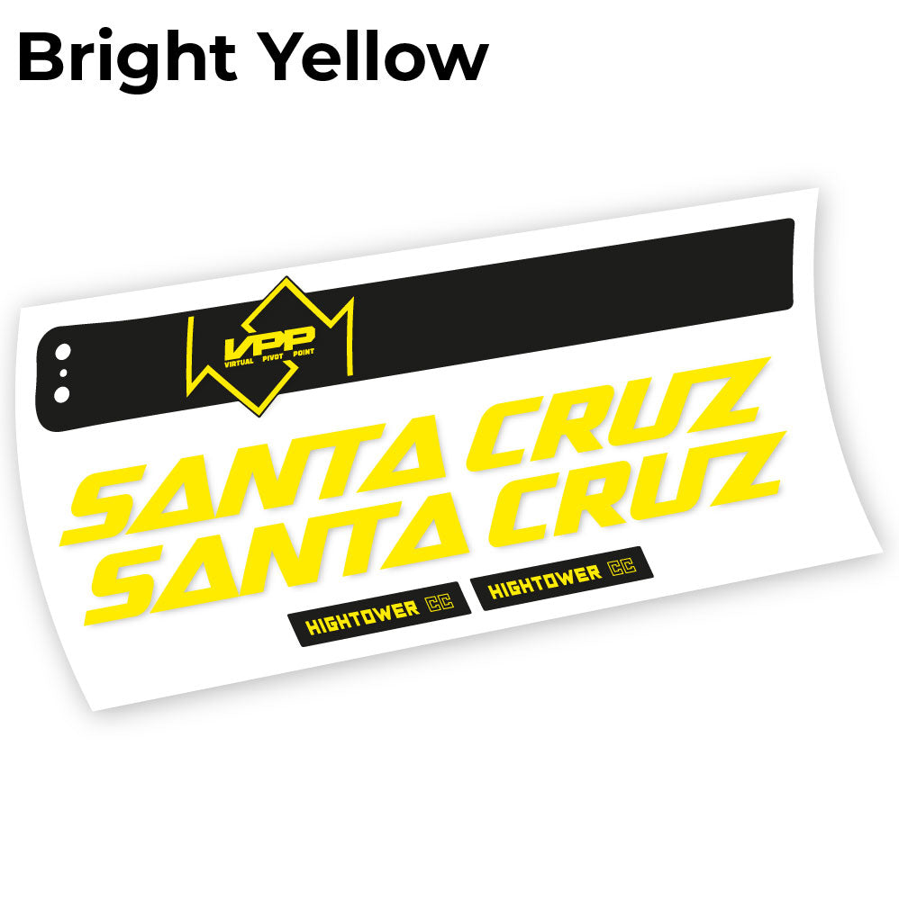 Autocollant, Santa Cruz Hightower CC 2020, Cadre, vinyle autocollant