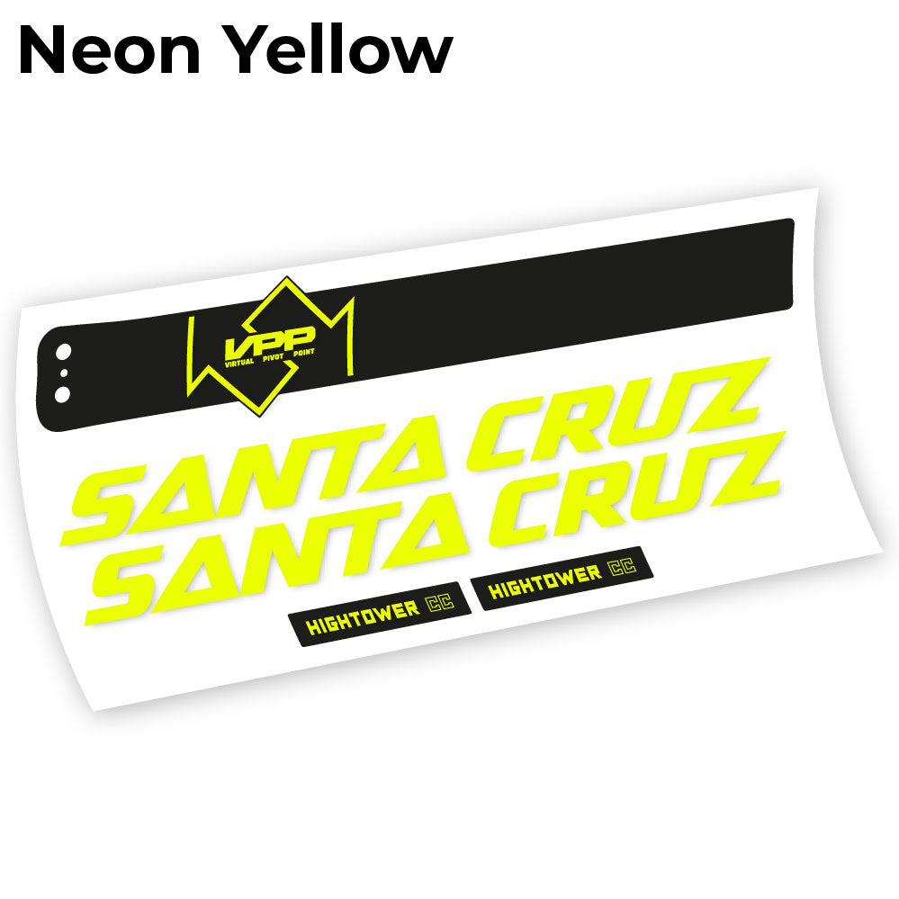 Autocollant, Santa Cruz Hightower CC 2020, Cadre, vinyle autocollant