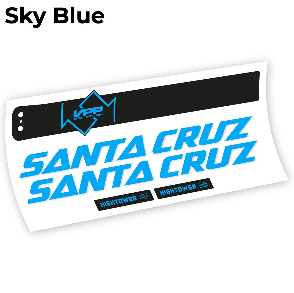 Autocollant, Santa Cruz Hightower CC 2020, Cadre, vinyle autocollant