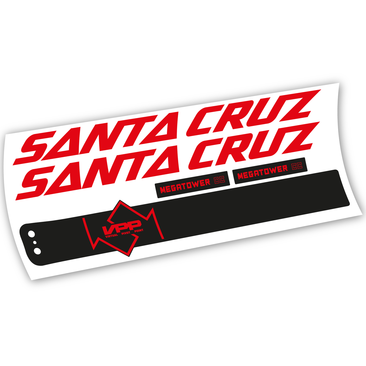 Autocollant, Santa Cruz Megatower CC 2020, Cadre, vinyle autocollant