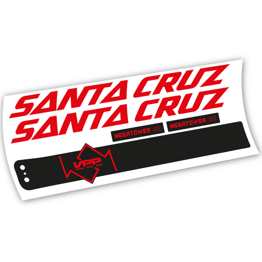 Autocollant, Santa Cruz Megatower CC 2020, Cadre, vinyle autocollant