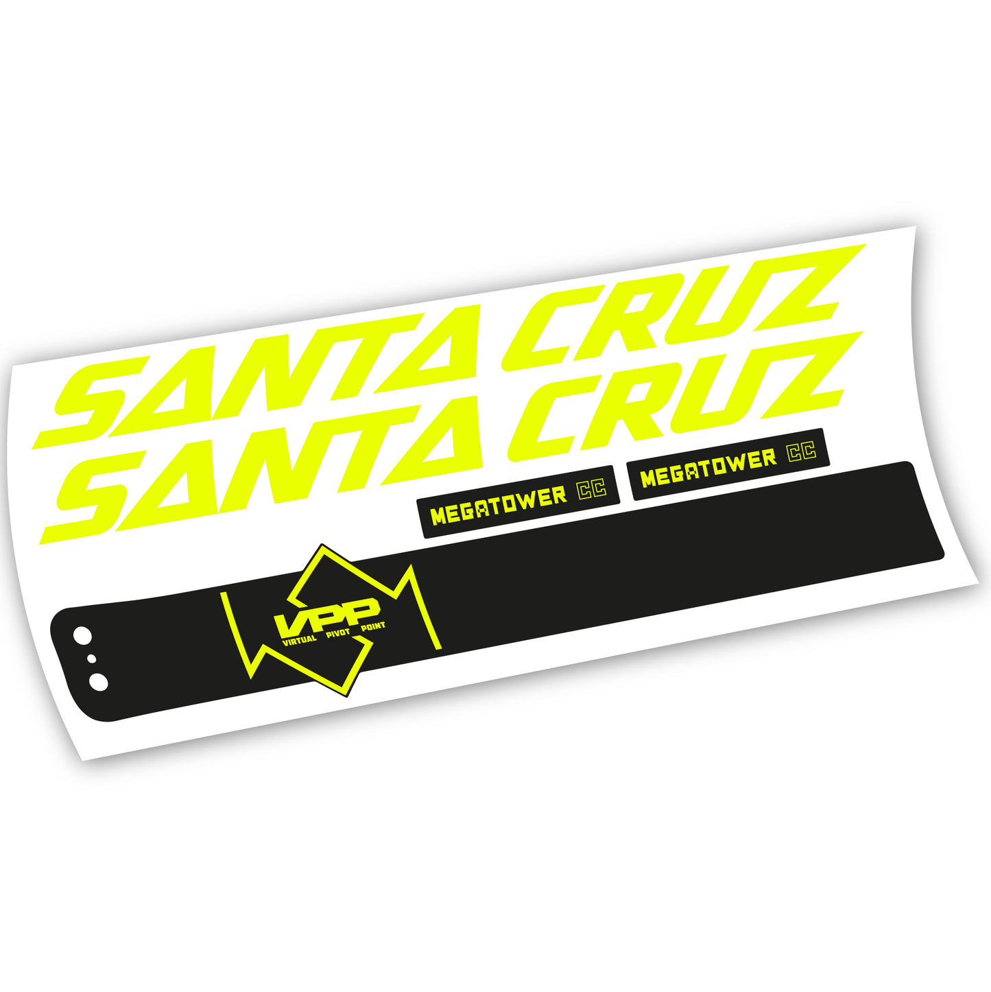 Autocollant, Santa Cruz Megatower CC 2020, Cadre, vinyle autocollant
