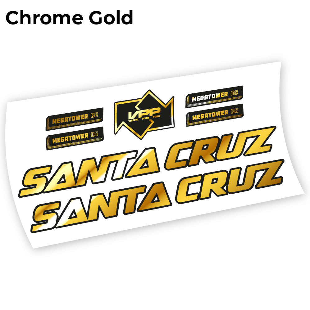 Autocollant Santa Cruz Megatower 2021, autocollant Vélo Cadre Vinyle