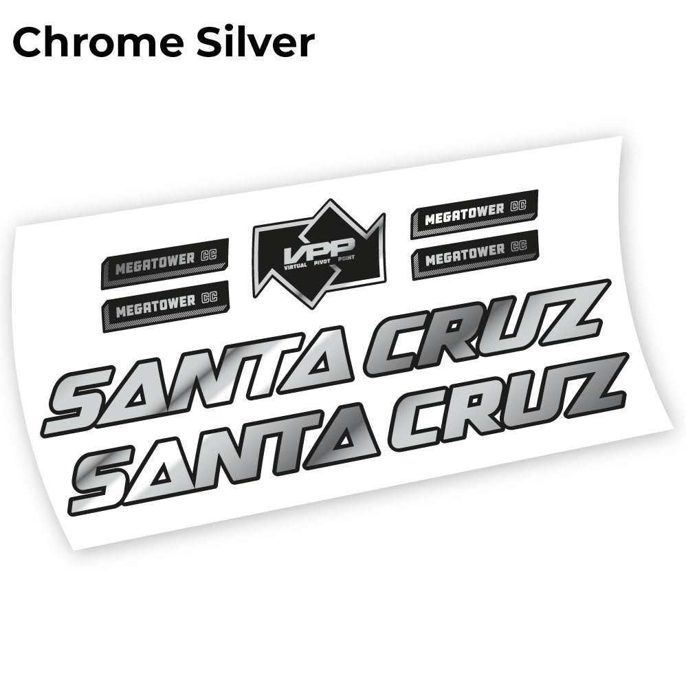 Autocollant Santa Cruz Megatower 2021, autocollant Vélo Cadre Vinyle