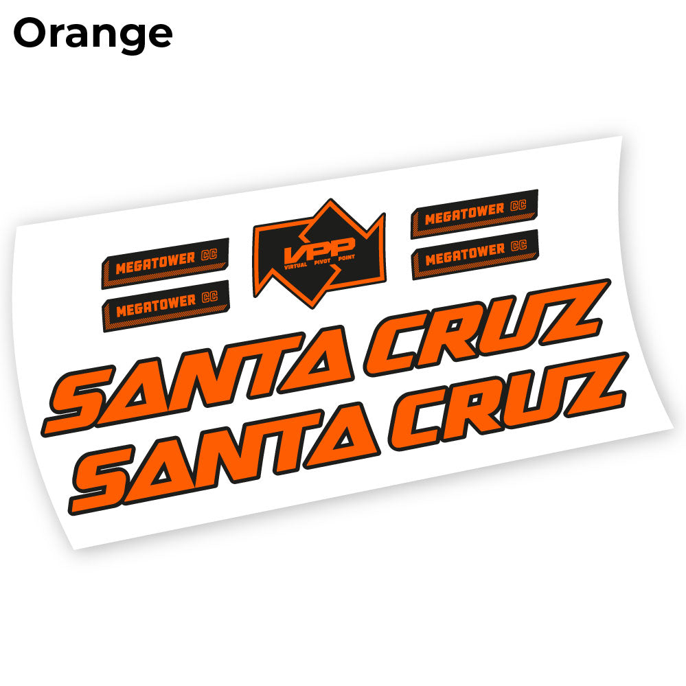 Autocollant Santa Cruz Megatower 2021, autocollant Vélo Cadre Vinyle