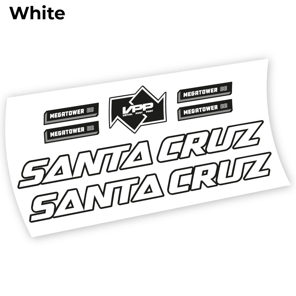 Autocollant Santa Cruz Megatower 2021, autocollant Vélo Cadre Vinyle