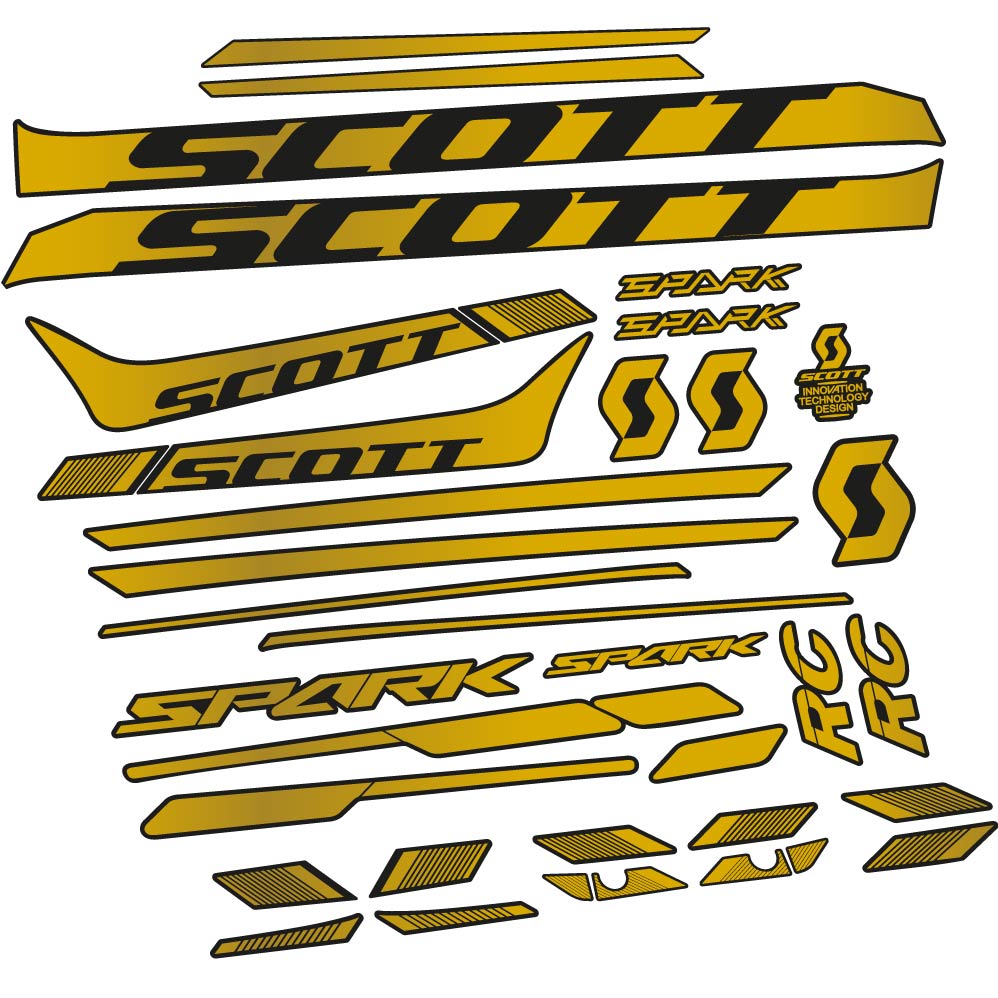 Autocollant Scott Spark 930 2017, Cadre, vélo vinyle sticker