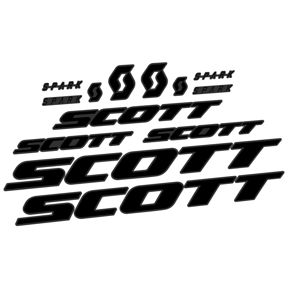 Autocollant Scott Spark RC 2022, Cadre, Vinyle sticker