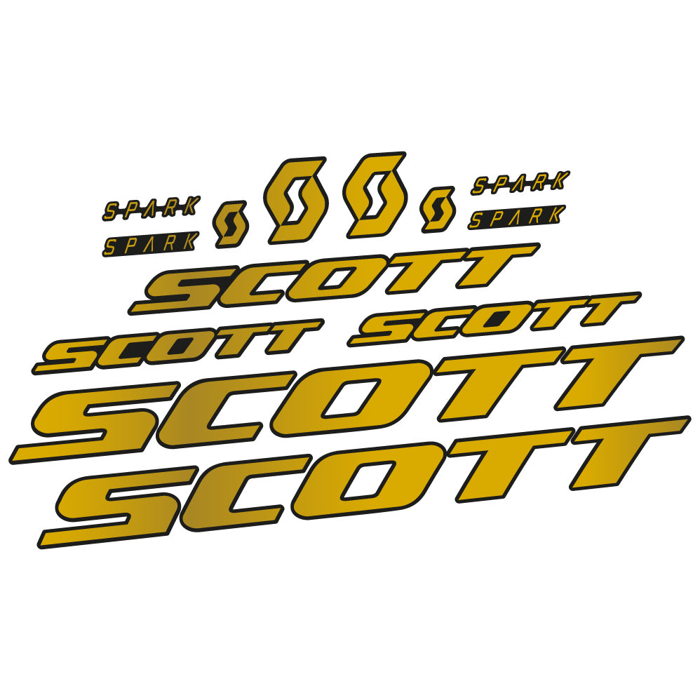 Autocollant Scott Spark RC 2022, Cadre, Vinyle sticker