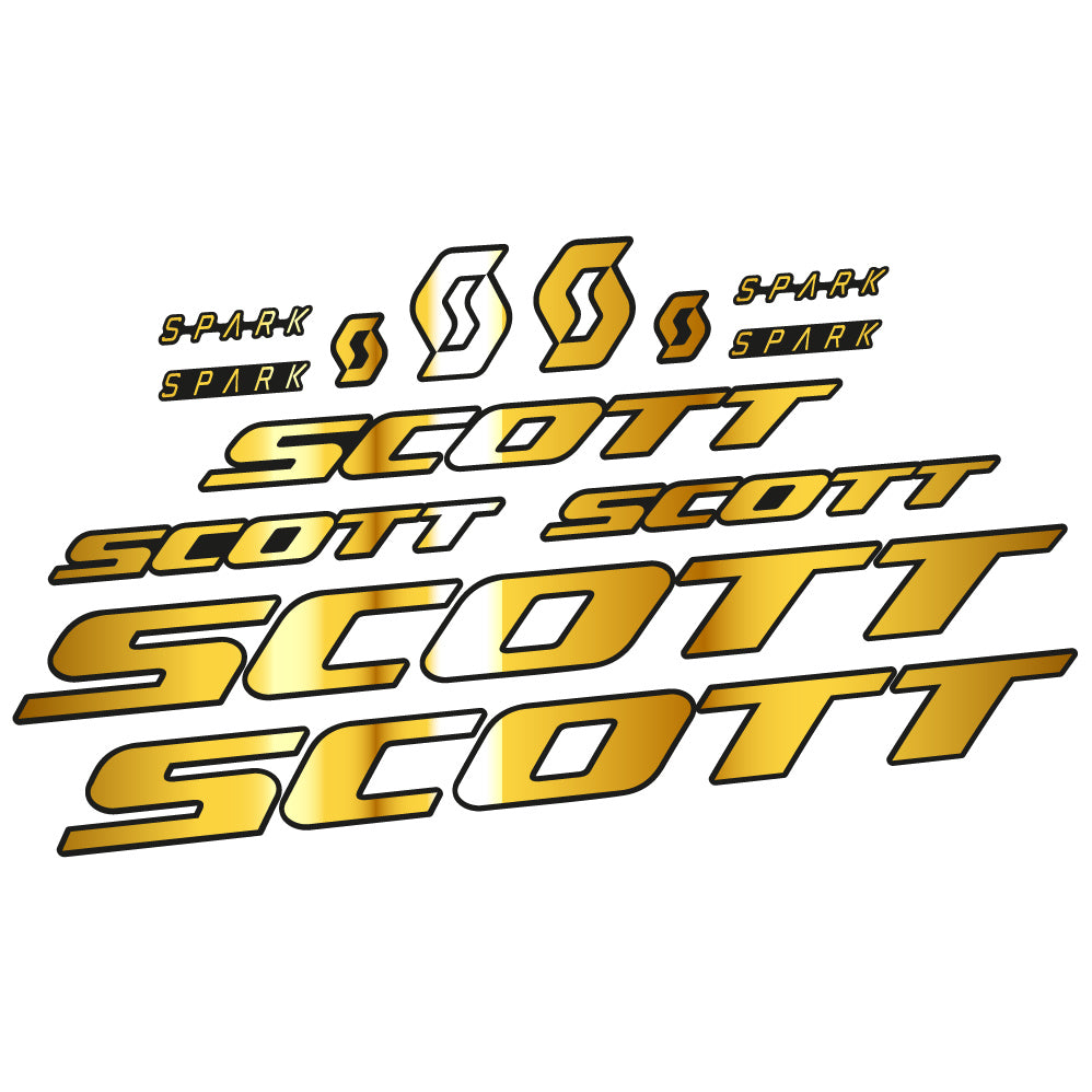 Autocollant Scott Spark RC 2022, Cadre, Vinyle sticker