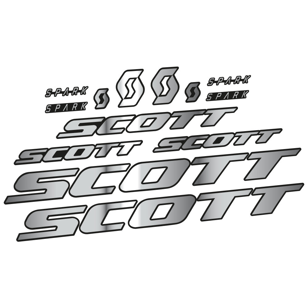 Autocollant Scott Spark RC 2022, Cadre, Vinyle sticker
