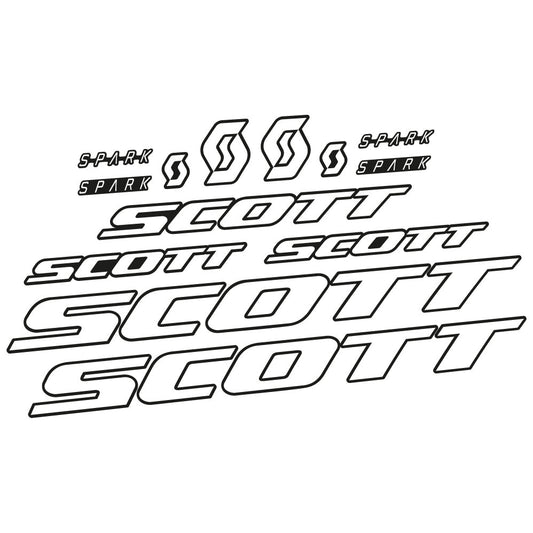 Autocollant Scott Spark RC 2022, Cadre, Vinyle sticker