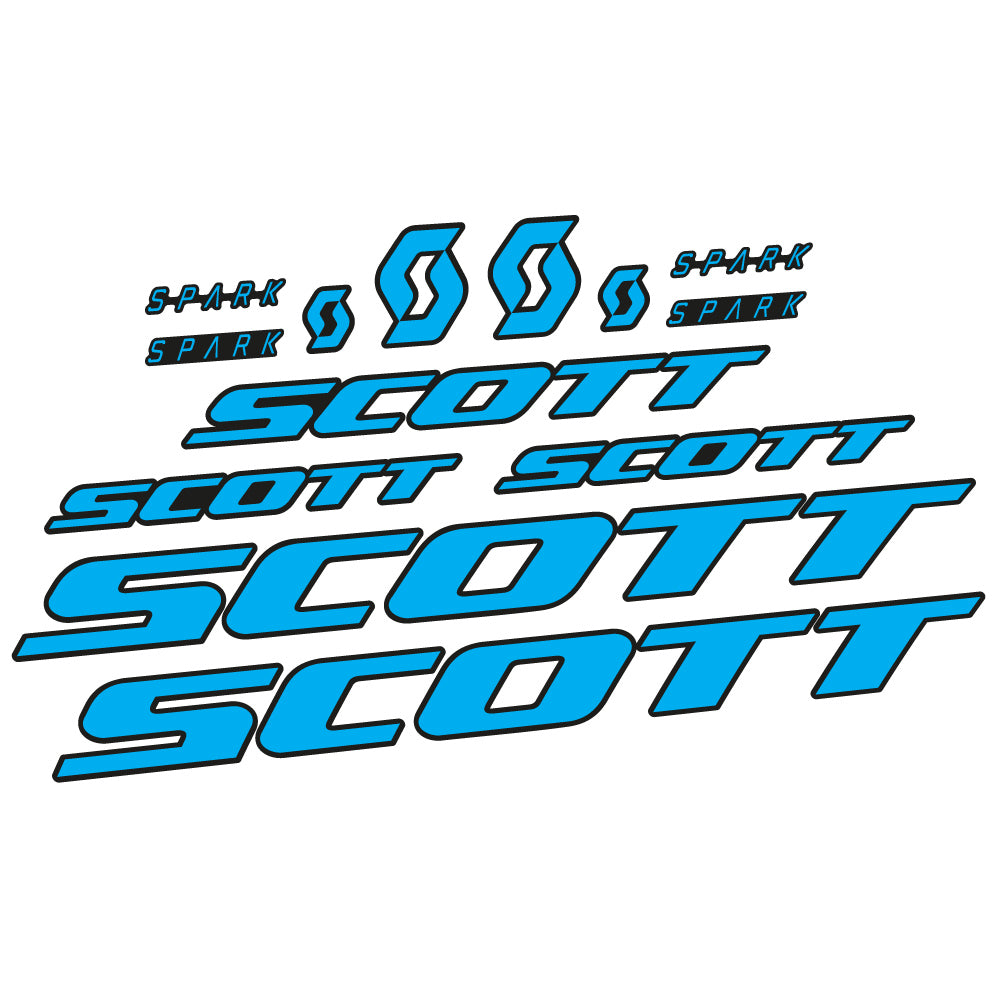 Autocollant Scott Spark RC 2022, Cadre, Vinyle sticker