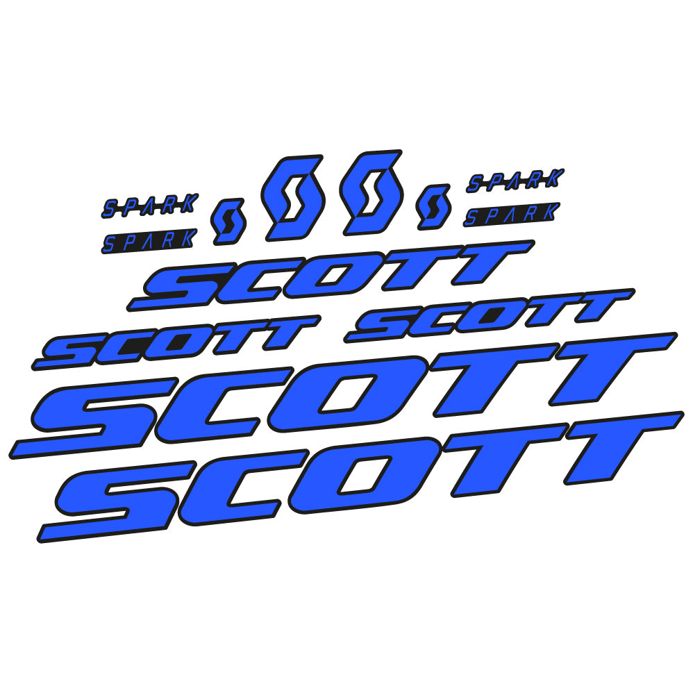 Autocollant Scott Spark RC 2022, Cadre, Vinyle sticker