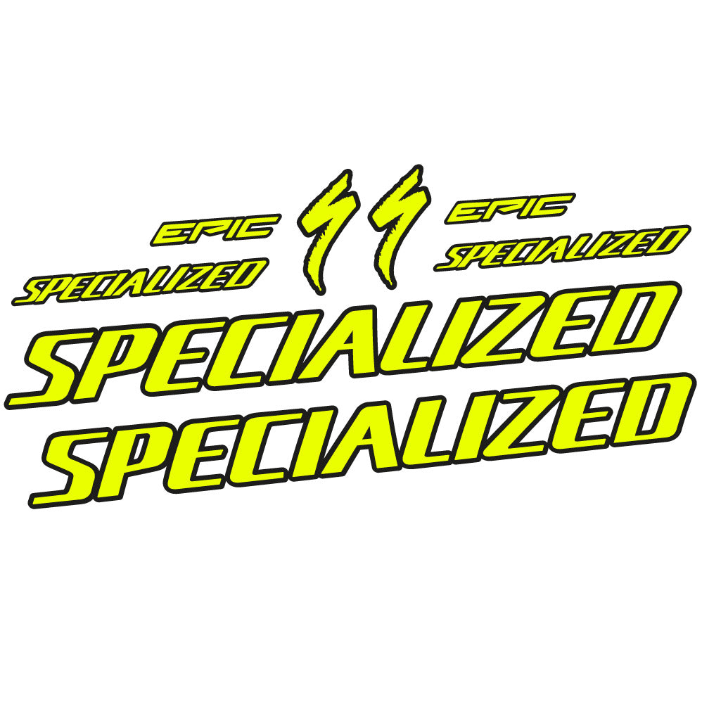 Autocollant Specialized Epic HT 2022, Fourche, Vélo vinyle sticker