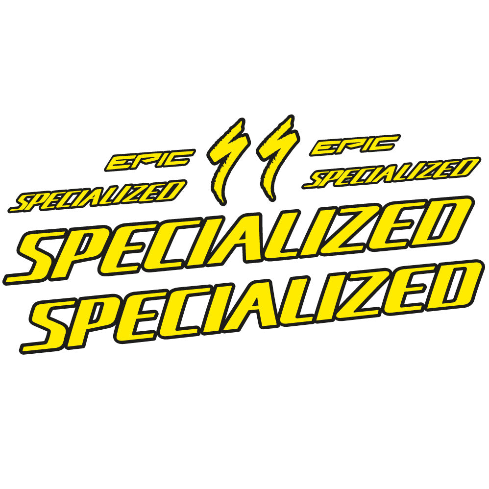Autocollant Specialized Epic HT 2022, Fourche, Vélo vinyle sticker