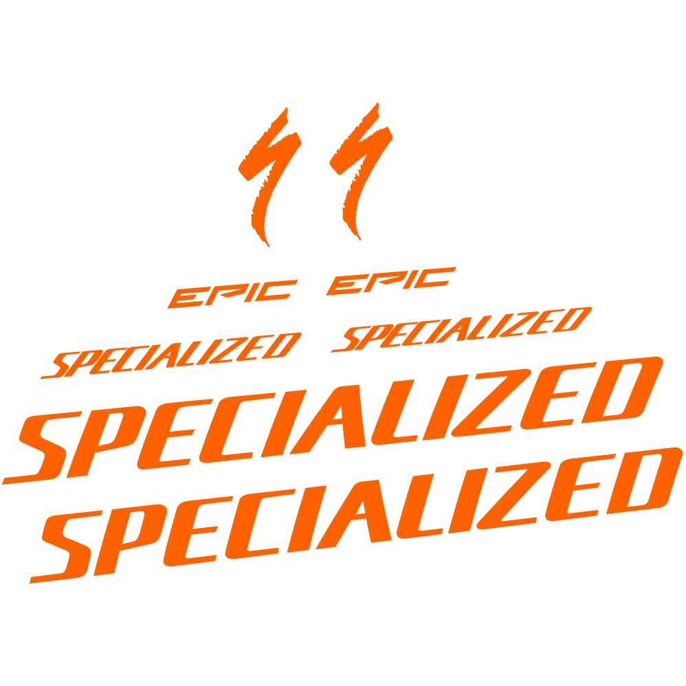 Autocollant Specialized Epic, Cadre, Vélo vinyle autocollant