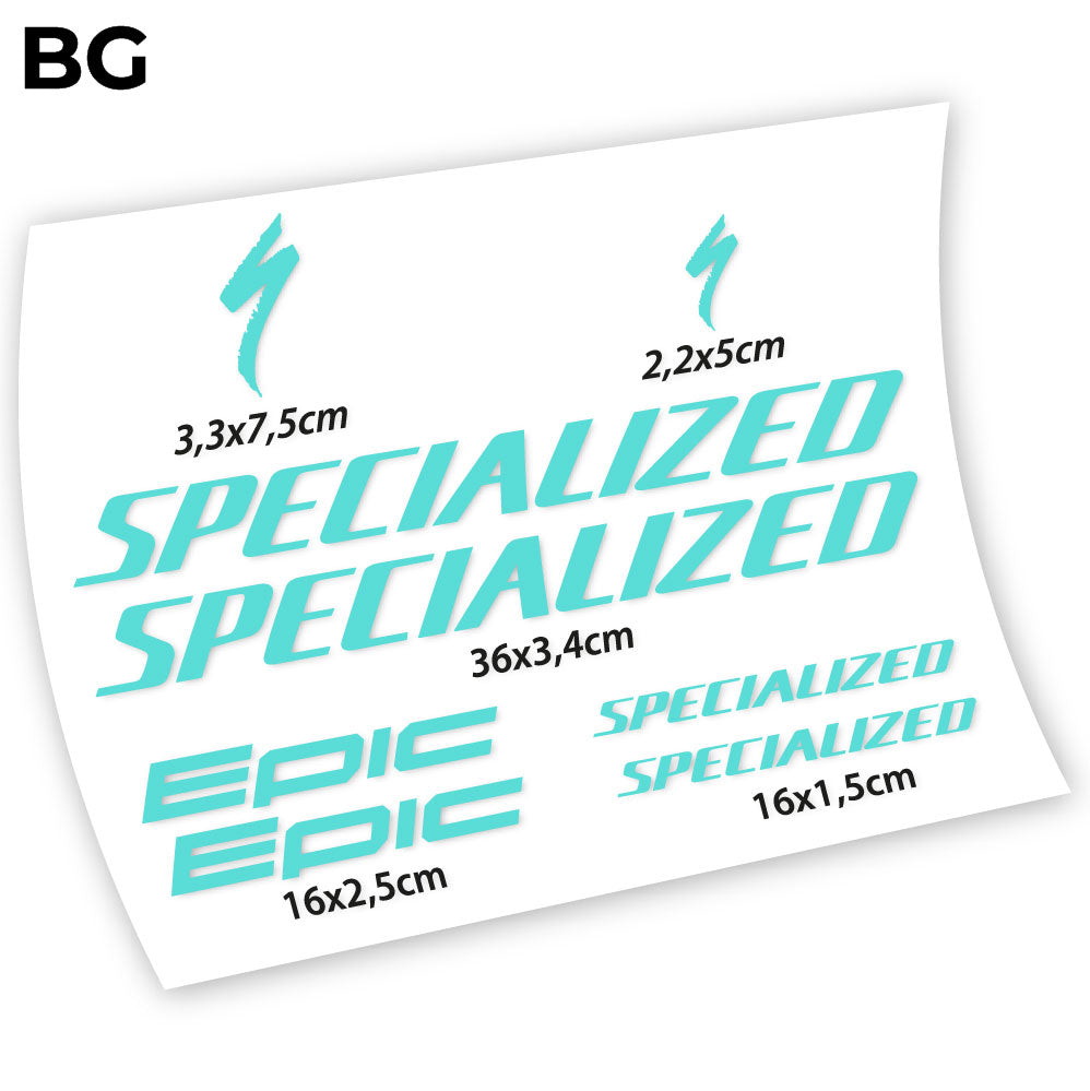 Autocollant, Specialized Epic, Autocollant Vélo Cadre Vinyle