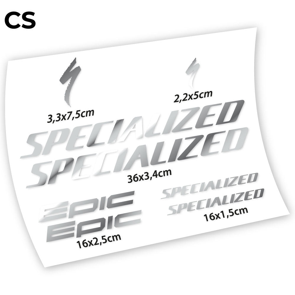 Autocollant, Specialized Epic, Autocollant Vélo Cadre Vinyle