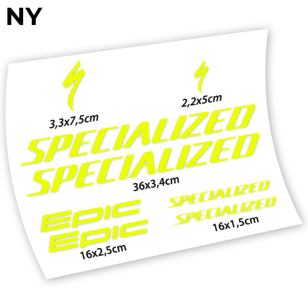 Autocollant, Specialized Epic, Autocollant Vélo Cadre Vinyle