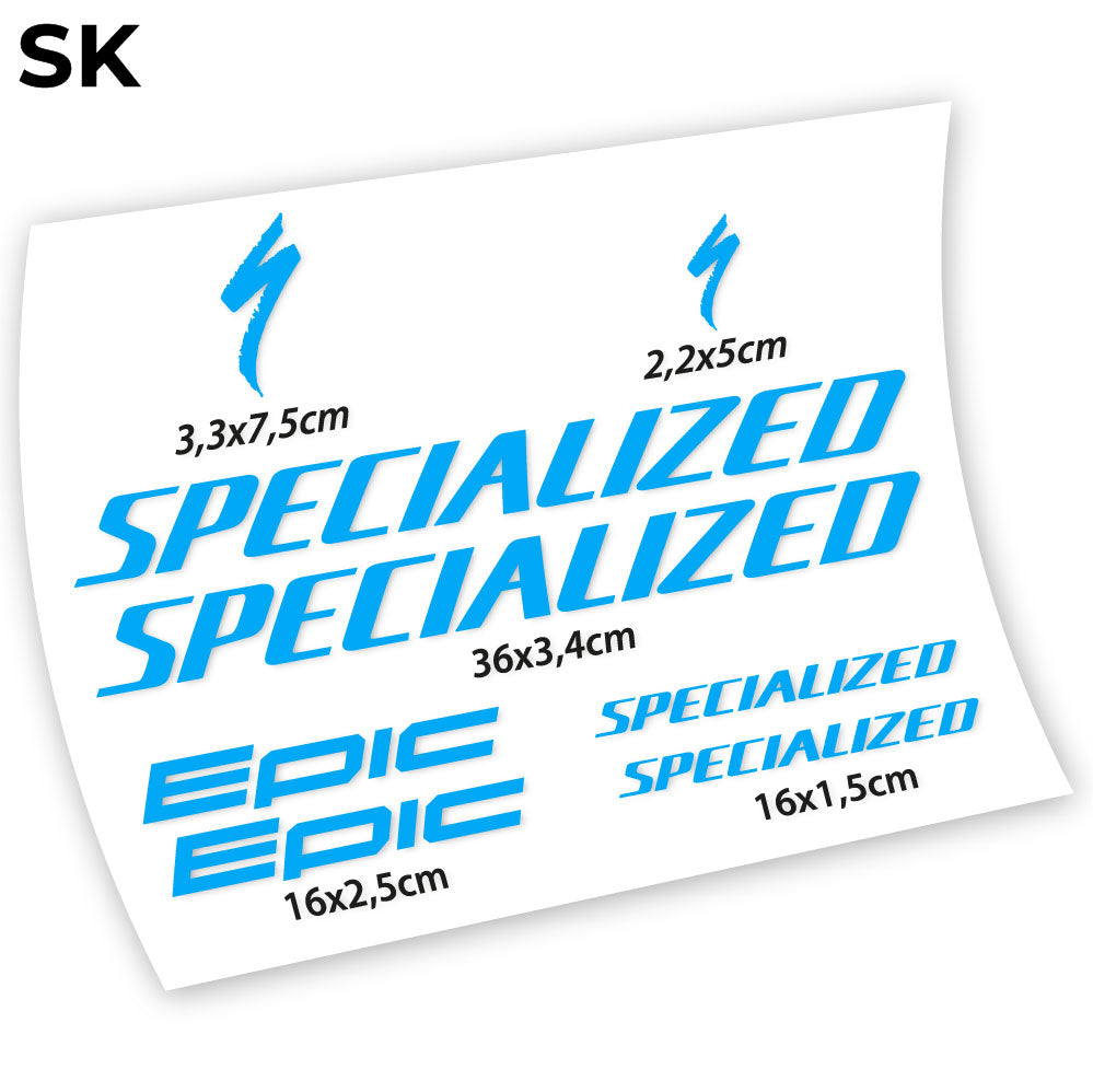 Autocollant, Specialized Epic, Autocollant Vélo Cadre Vinyle