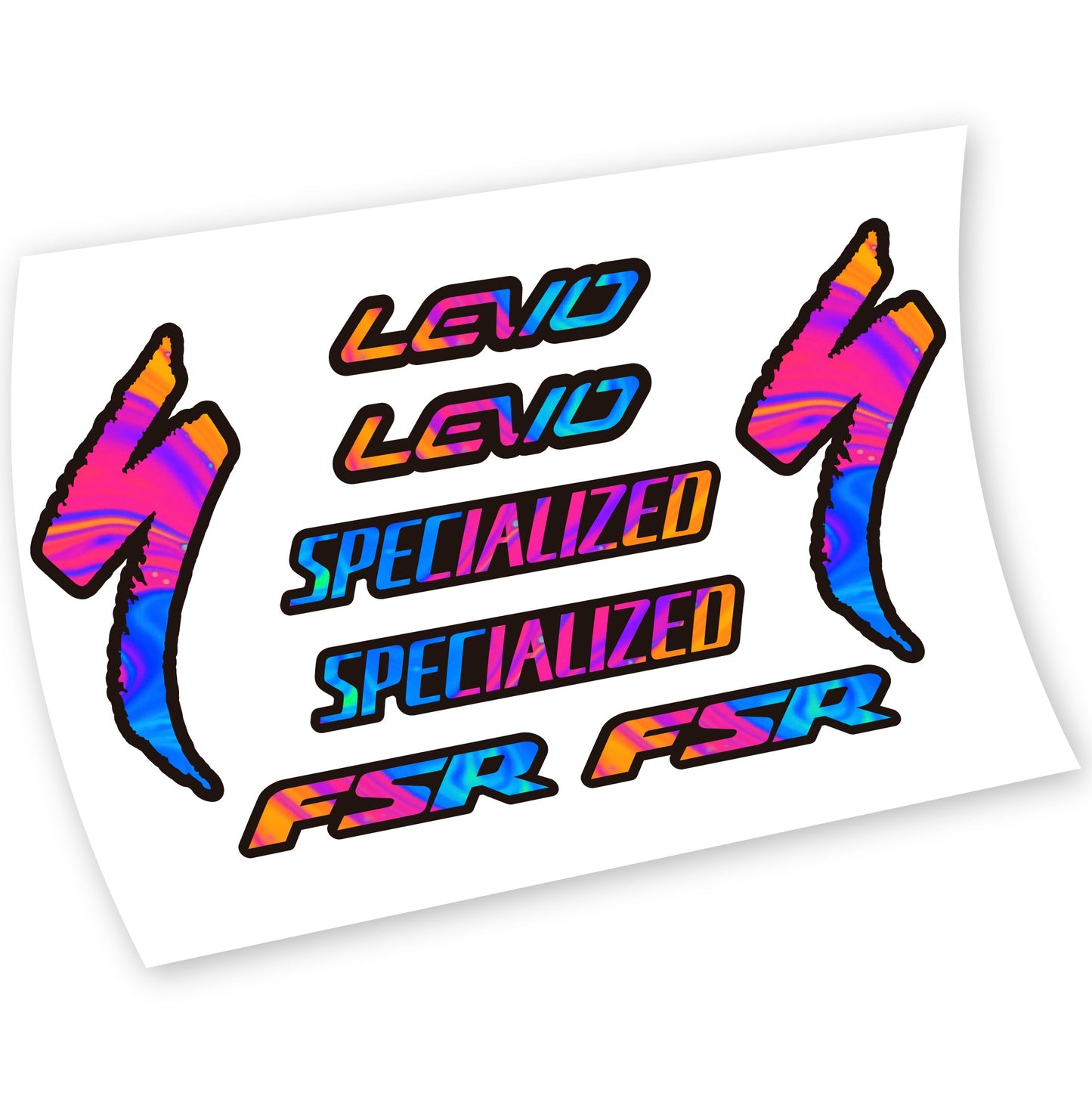 Autocollants, Specialized Levo FSR, Cadre, Vélo vinyle sticker