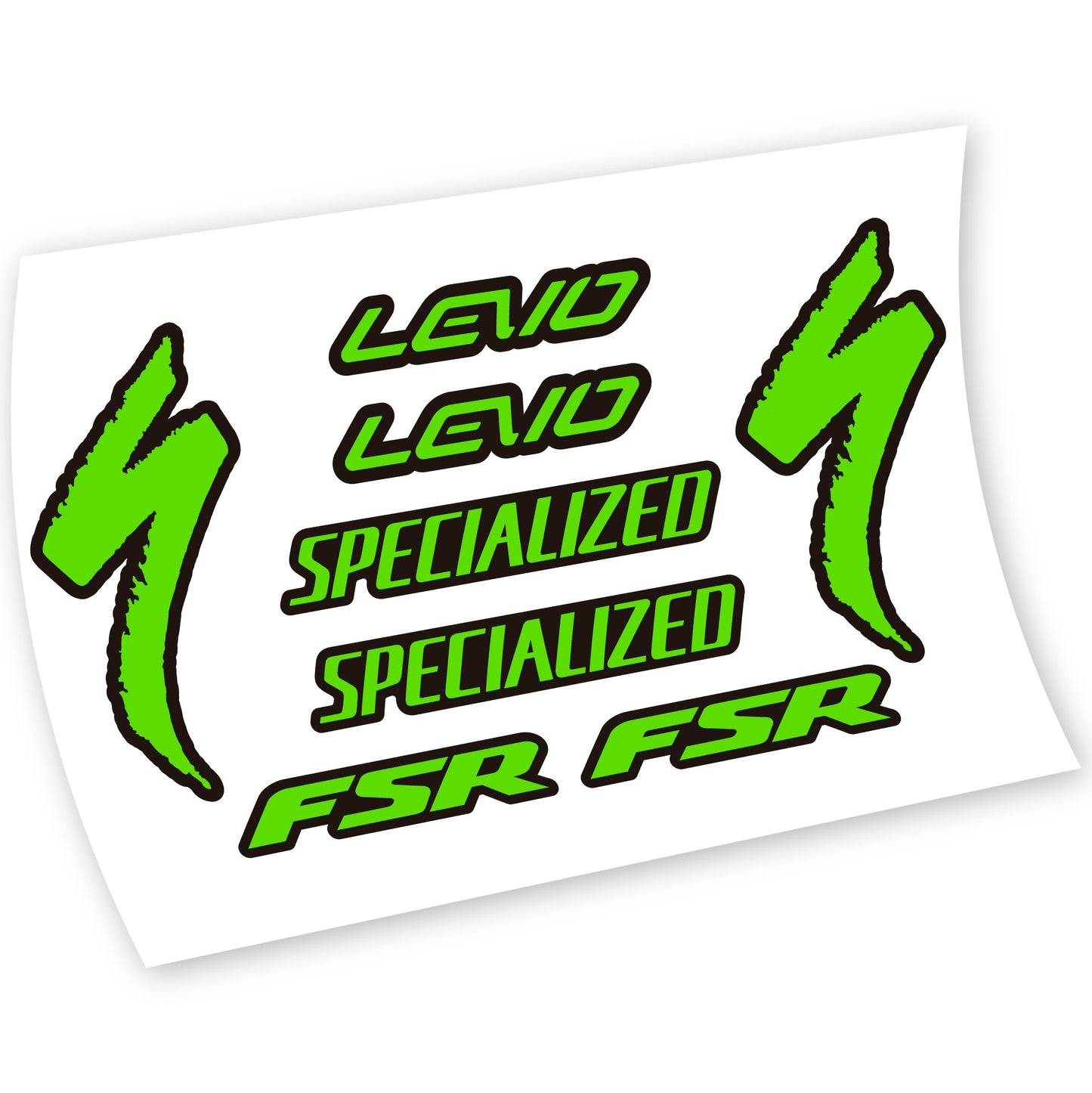 Autocollants, Specialized Levo FSR, Cadre, Vélo vinyle sticker