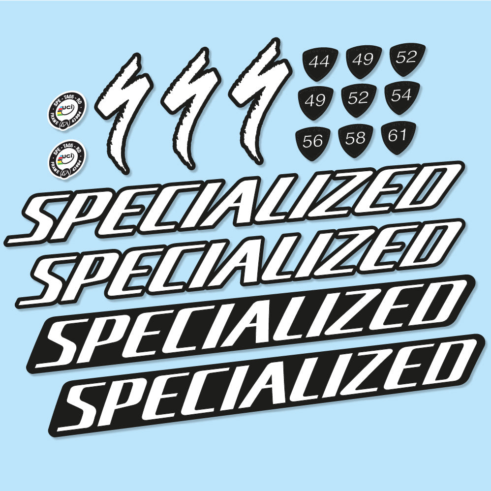 Autocollant Specialized Tarmac Disc Pro Di2 2019, Cadre, Vélo vinyle sticker