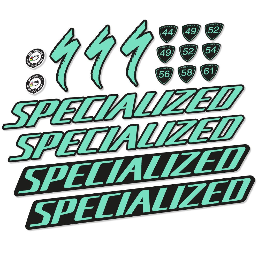 Autocollant Specialized Tarmac Disc Pro Di2 2019, Cadre, Vélo vinyle sticker