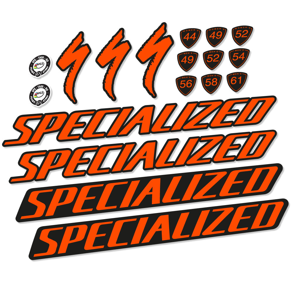 Autocollant Specialized Tarmac Disc Pro Di2 2019, Cadre, Vélo vinyle sticker