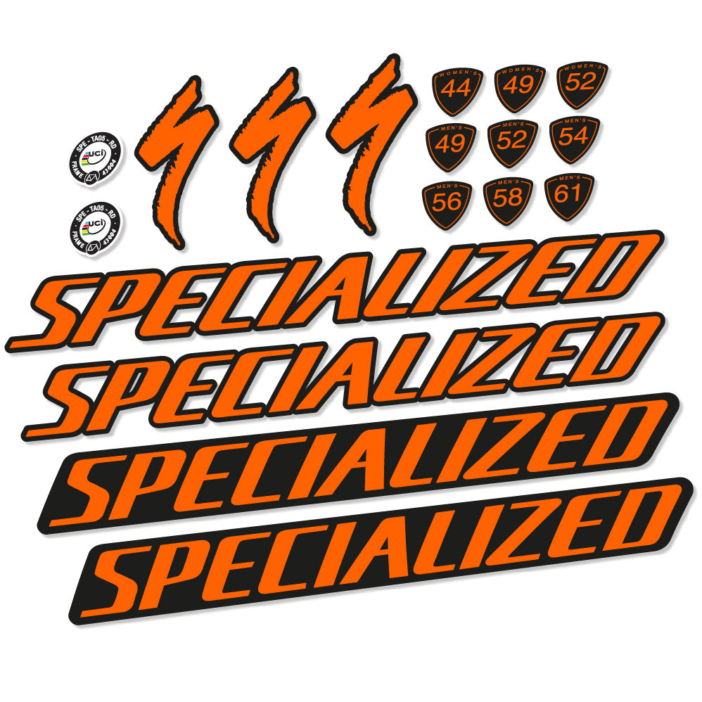 Autocollant Specialized Tarmac Disc Pro Di2 2019, Cadre, Vélo vinyle sticker